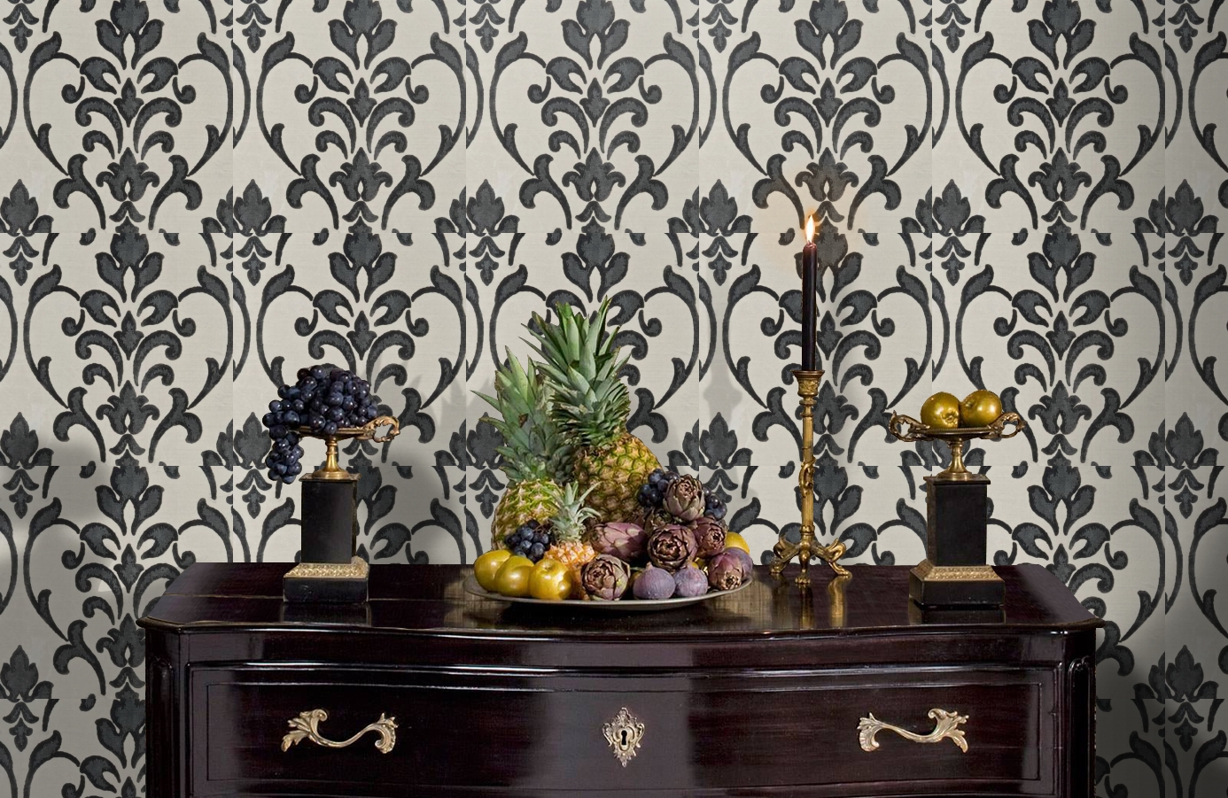 Обои VE165032 фото в интерьере гостиной