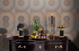 Обои ZS16305 фото в интерьере гостиной превью