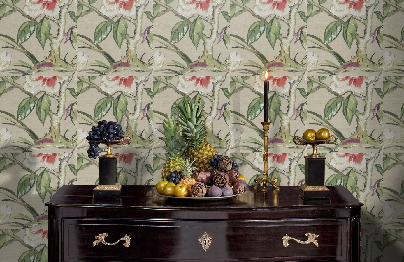 Обои 17710 фото в интерьере гостиной