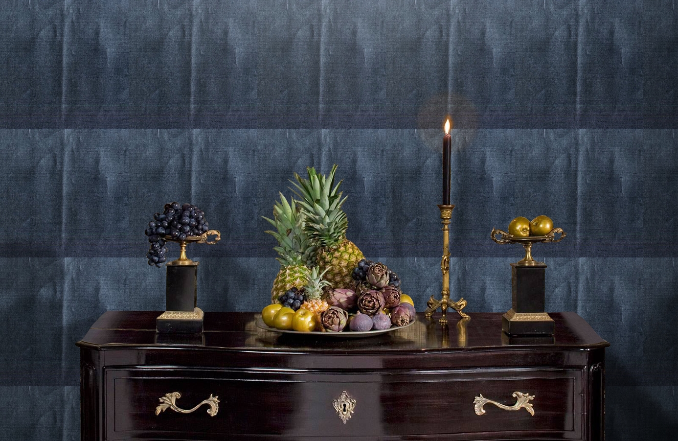 Обои 17810 фото в интерьере гостиной