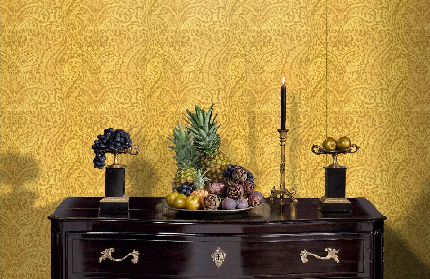 Обои 72410232 фото в интерьере гостиной