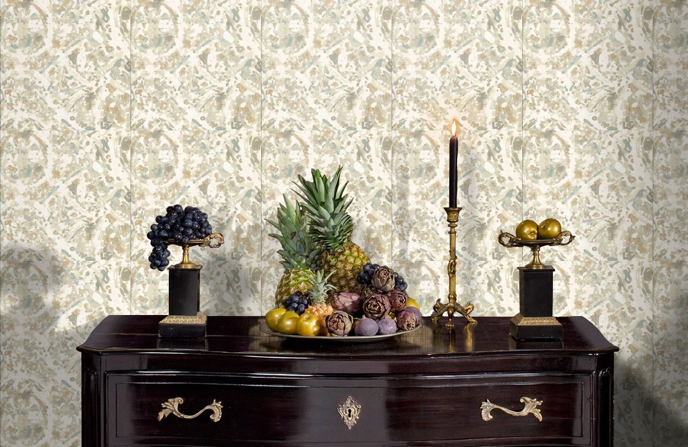 Обои 72420152 фото в интерьере гостиной