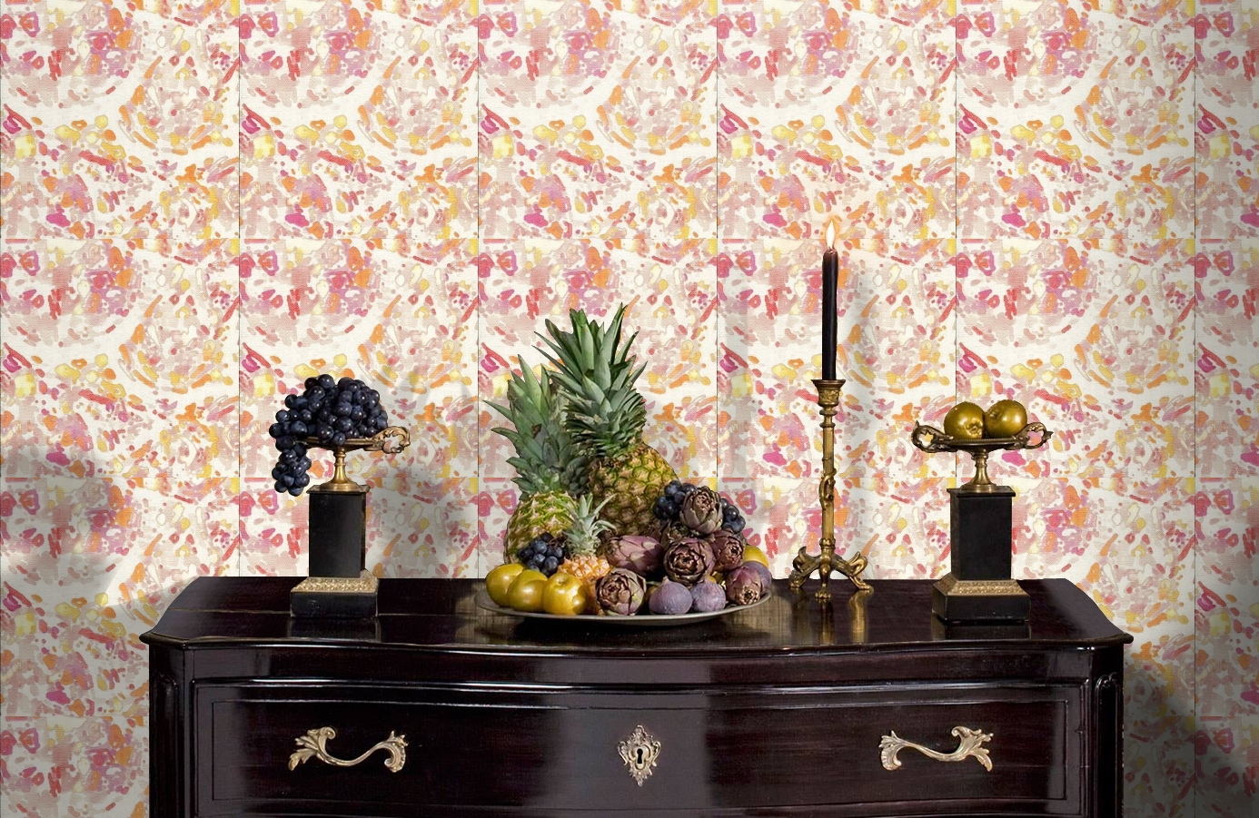 Обои 72420400 фото в интерьере гостиной