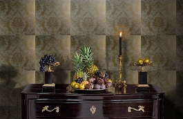 Обои BRO201 фото в интерьере гостиной превью