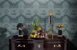 Обои CER302 фото в интерьере гостиной превью