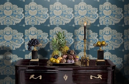 Обои CER306 фото в интерьере гостиной превью