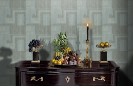 Обои MET103 фото в интерьере гостиной превью