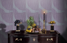 Обои MET604 фото в интерьере гостиной превью