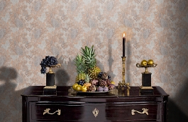 Обои 2005 фото в интерьере гостиной превью