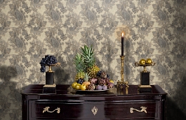 Обои 2008 фото в интерьере гостиной превью