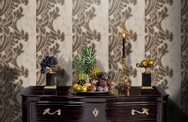 Обои 7032 фото в интерьере гостиной превью