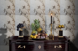 Обои 7421 фото в интерьере гостиной превью