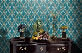 Обои M5644 фото в интерьере гостиной превью