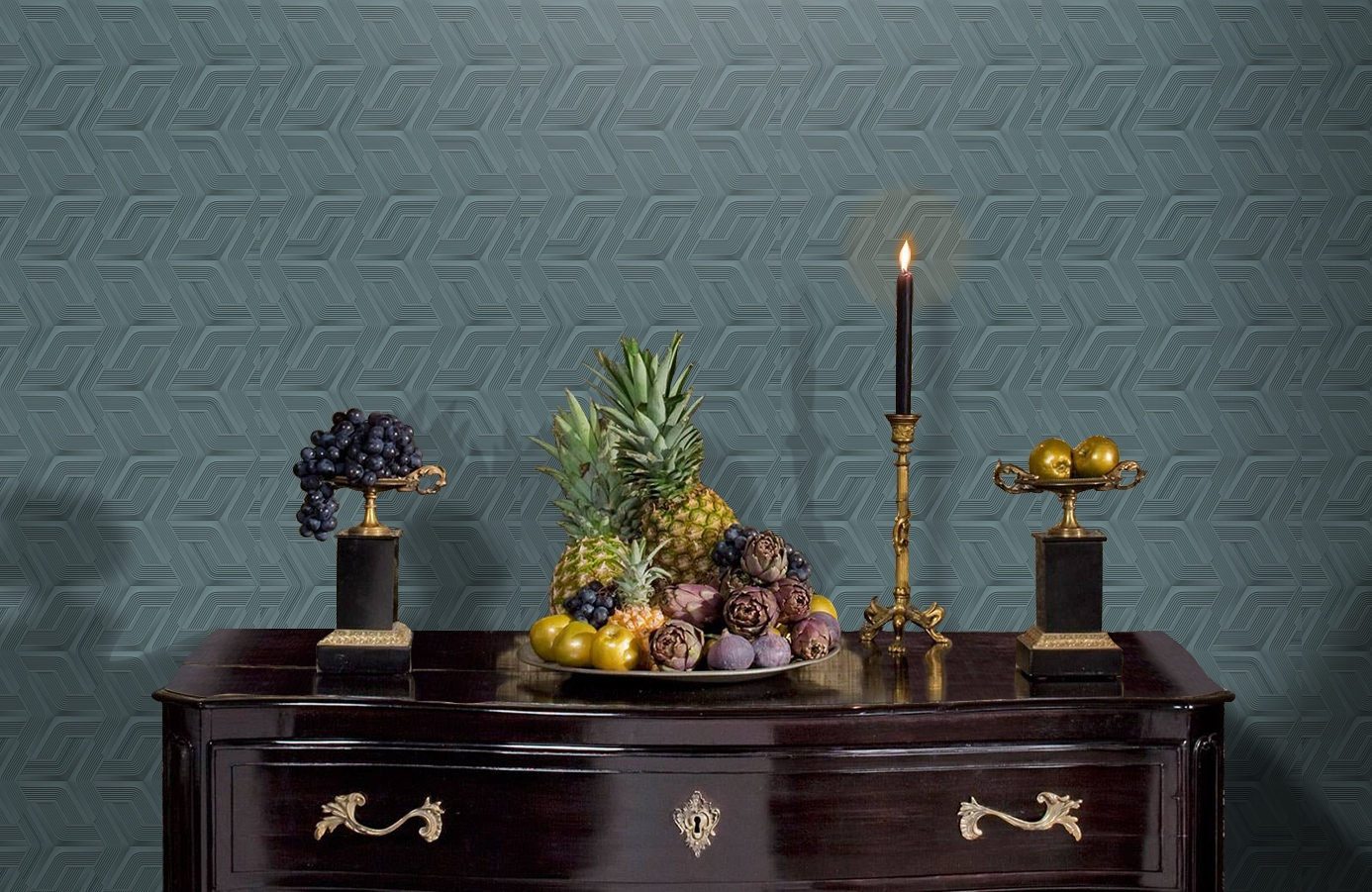 Обои Z12809 фото в интерьере гостиной