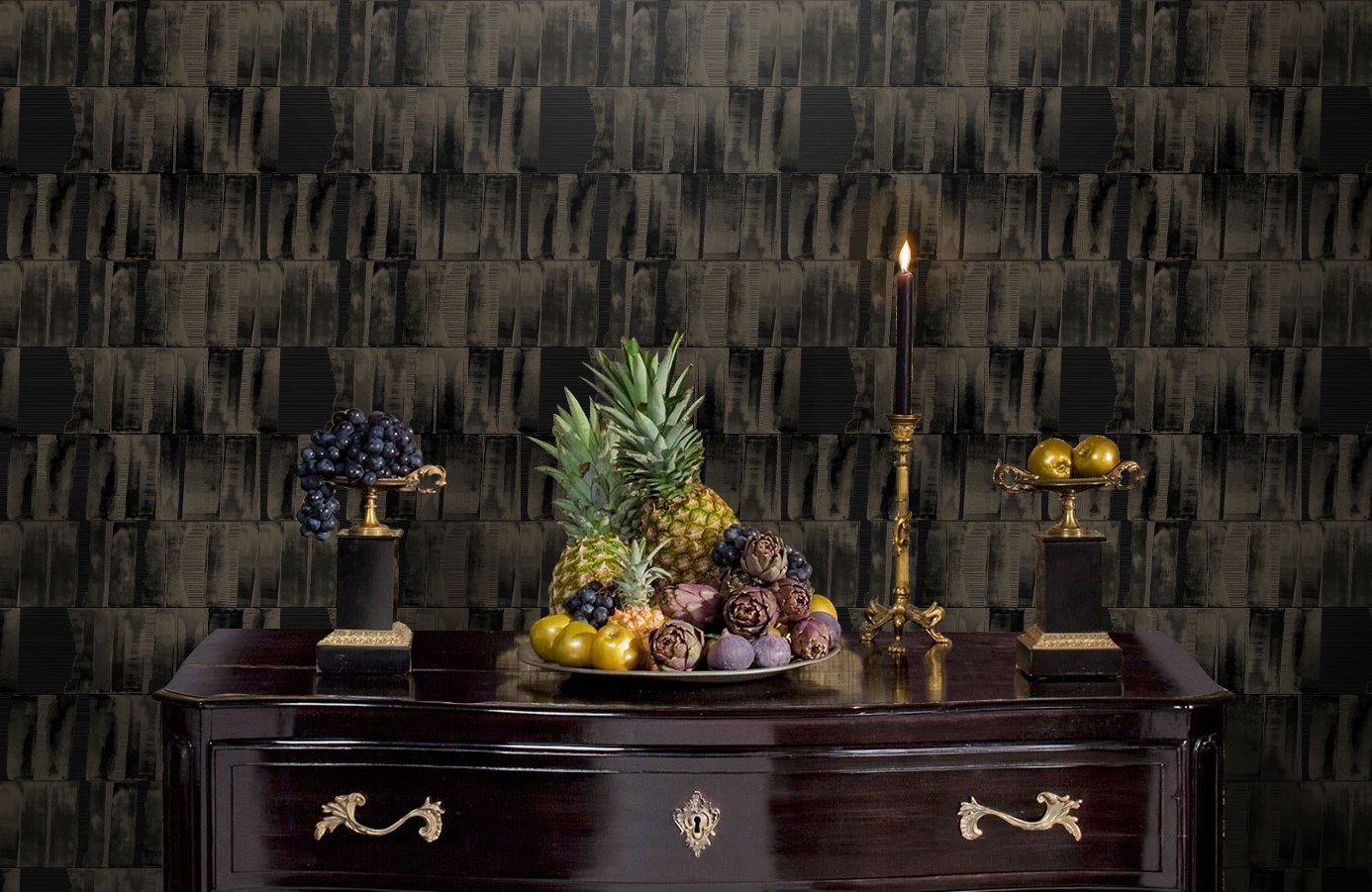 Обои Z12813 фото в интерьере гостиной