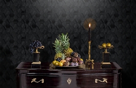 Обои Z12825 фото в интерьере гостиной превью