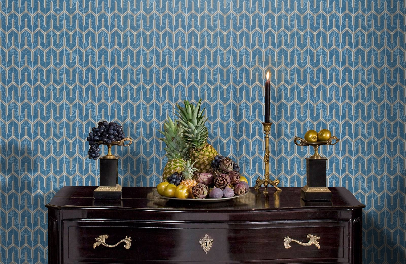 Обои Z44842 фото в интерьере гостиной