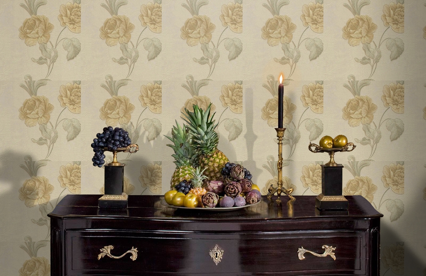 Обои 56941 фото в интерьере гостиной