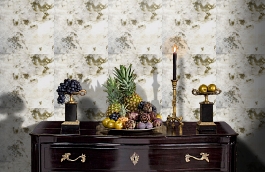 Обои 3 фото в интерьере гостиной превью