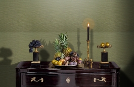 Обои 113017 фото в интерьере гостиной превью