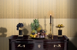 Обои 610001 фото в интерьере гостиной превью