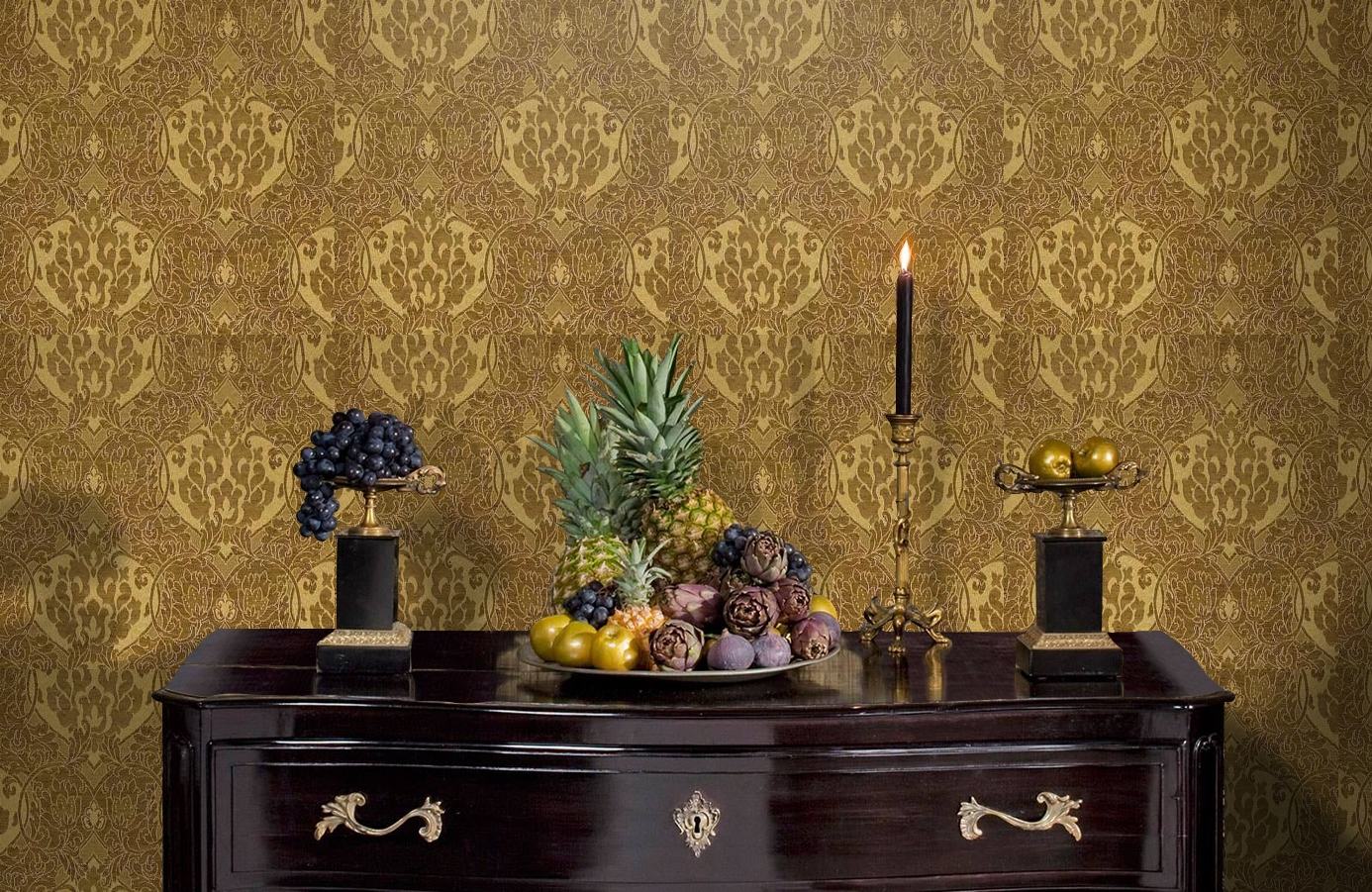 Обои 208002 фото в интерьере гостиной