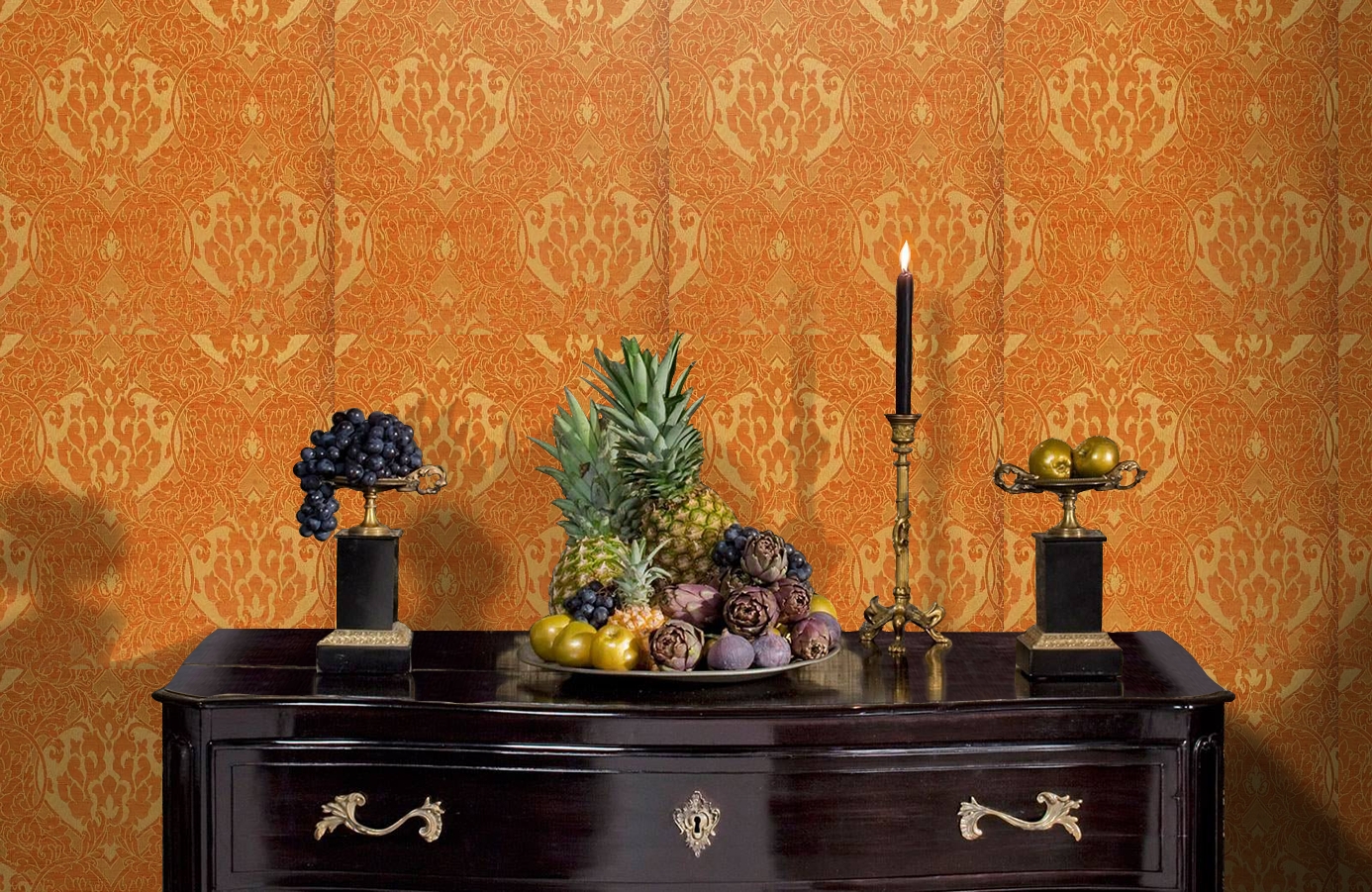 Обои 208005 фото в интерьере гостиной