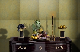 Обои 208008 фото в интерьере гостиной превью