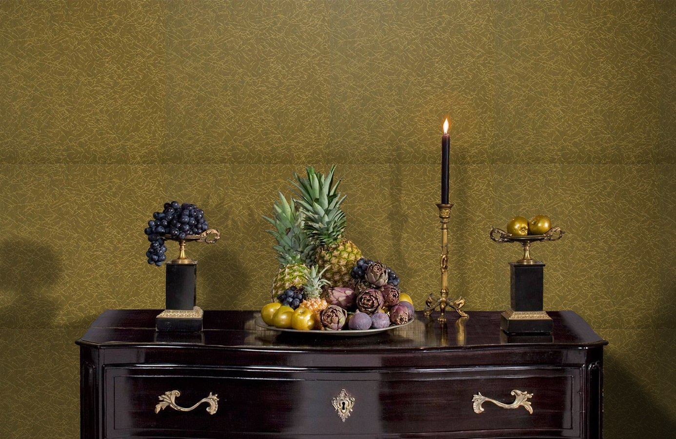 Обои 208011 фото в интерьере гостиной