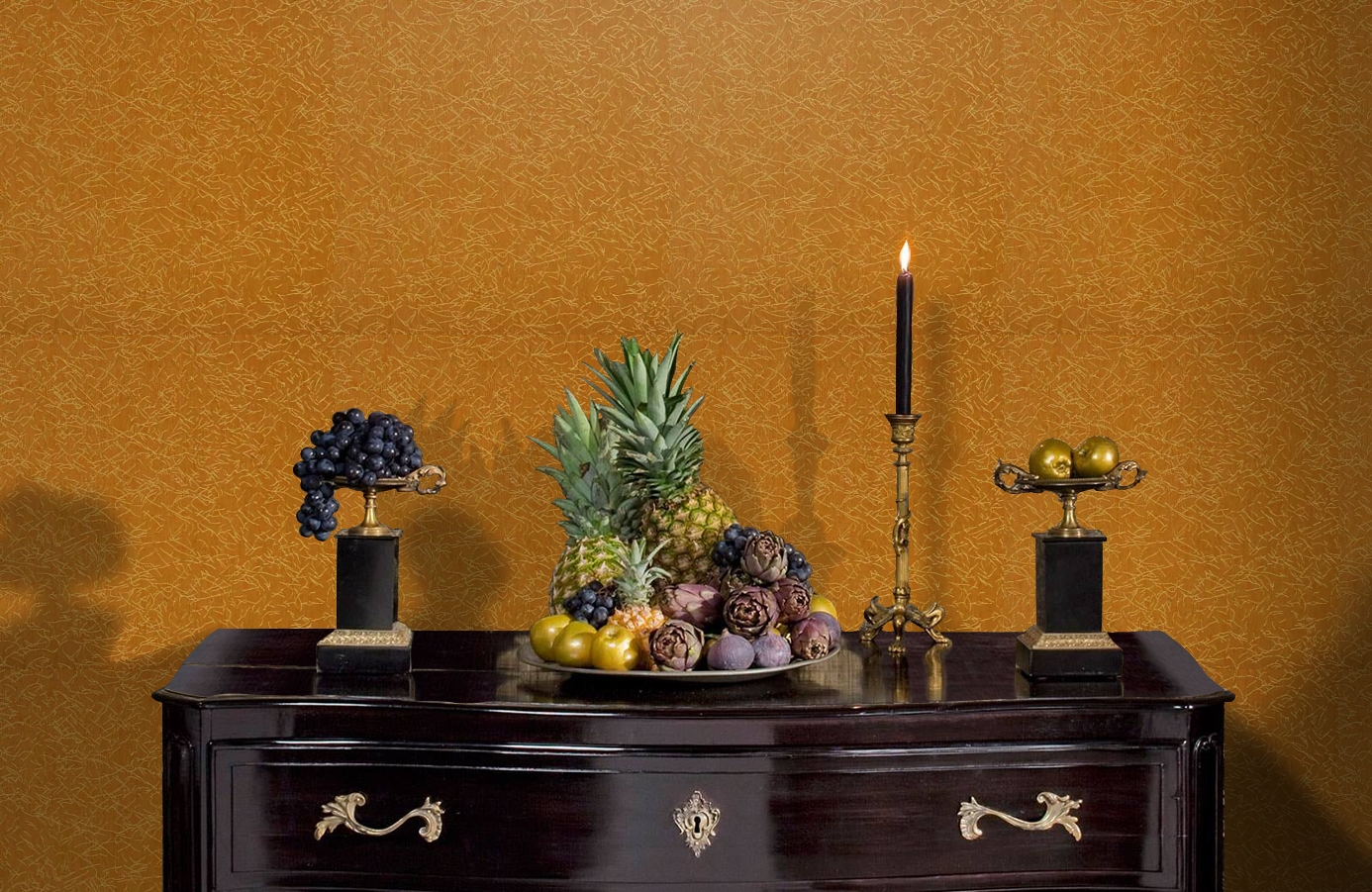 Обои 208014 фото в интерьере гостиной