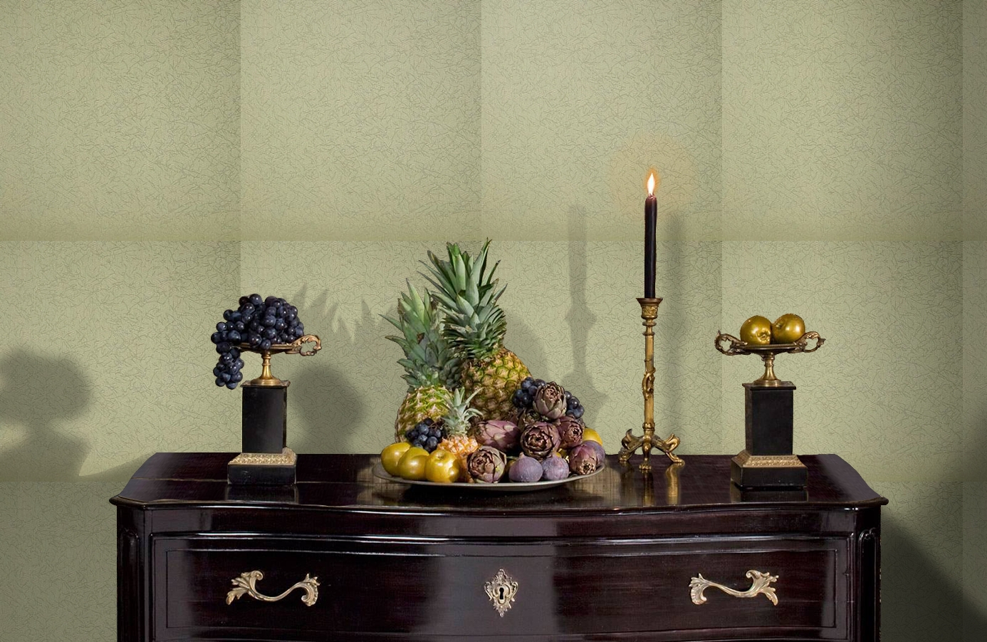 Обои 208015 фото в интерьере гостиной