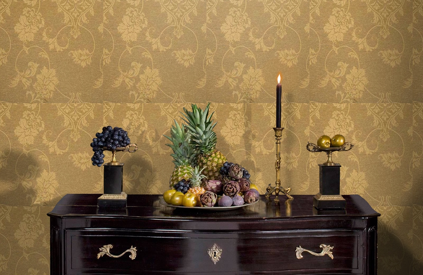 Обои 208019 фото в интерьере гостиной