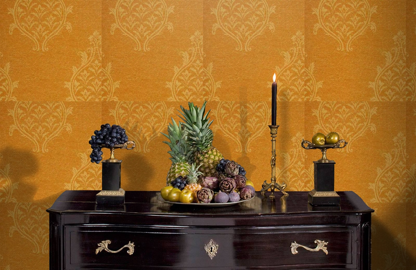 Обои 208030 фото в интерьере гостиной