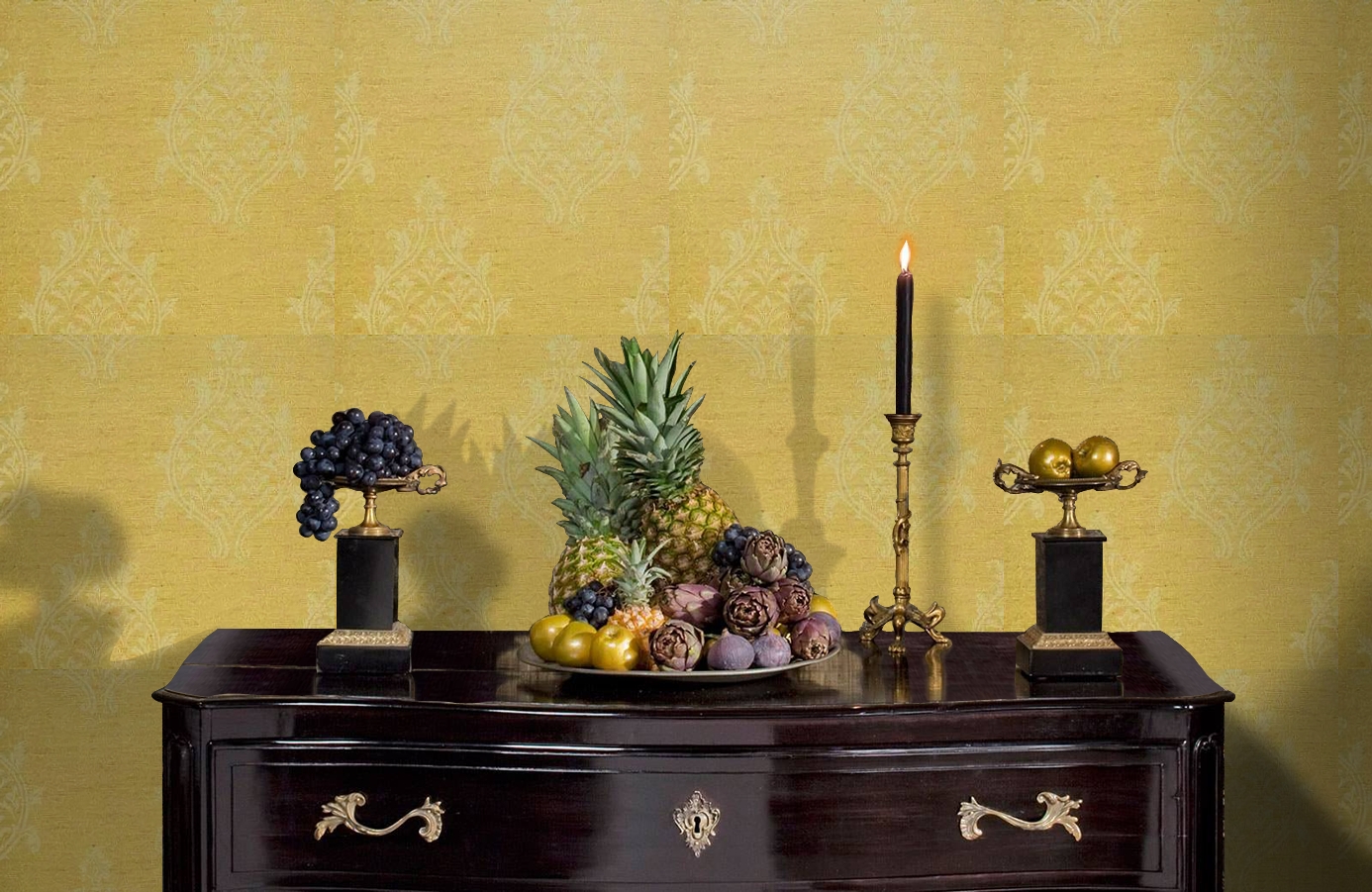 Обои 208032 фото в интерьере гостиной