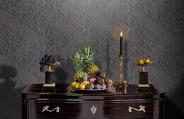 Обои 10296 фото в интерьере гостиной превью