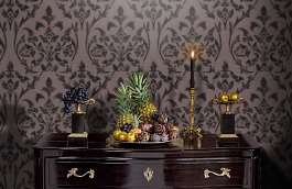 Обои 10301 фото в интерьере гостиной превью