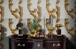 Обои 5306 фото в интерьере гостиной превью