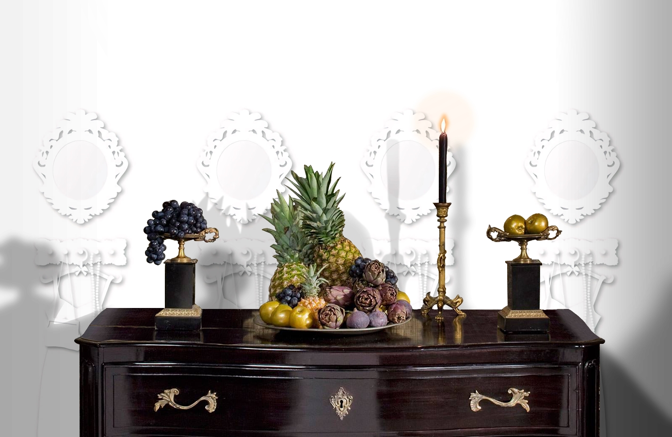 Обои P010901-2 фото в интерьере гостиной