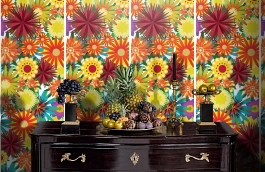 Обои P031205-2 фото в интерьере гостиной превью