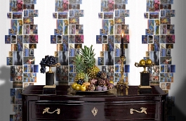 Обои P112103-2 фото в интерьере гостиной превью