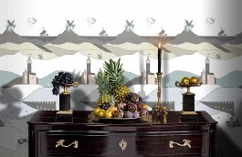 Обои P120906-2 фото в интерьере гостиной превью