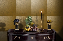 Обои OX244 фото в интерьере гостиной превью