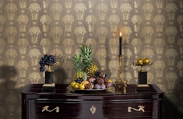 Обои T5723 фото в интерьере гостиной превью