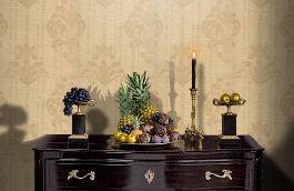 Обои 800 850-222 фото в интерьере гостиной превью