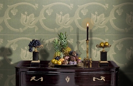 Обои 800 850-328 фото в интерьере гостиной превью