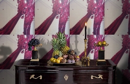 Обои 9120 B14 фото в интерьере гостиной превью