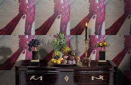 Обои 9120 B20 фото в интерьере гостиной превью