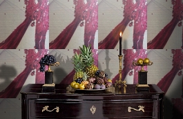 Обои 9120 B30 фото в интерьере гостиной превью