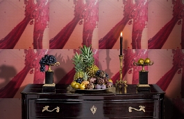 Обои 9120 B7 фото в интерьере гостиной превью