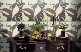 Обои 9130 V15 фото в интерьере гостиной превью